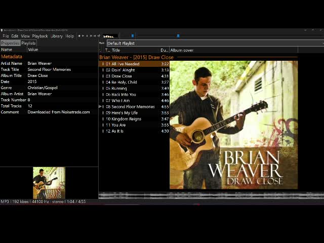 FaithFan Broadcast - Brian Weaver - Draw Close