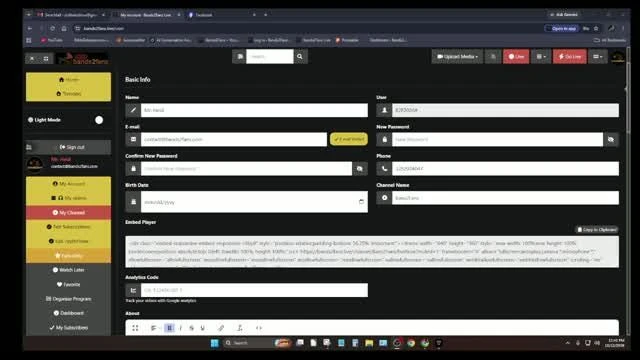 How to set up your channel