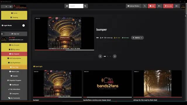 Live page, Restream, and Scheduler Tutorial