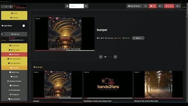 Live page, Restream, and Scheduler Tutorial